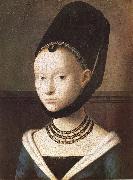 Petrus Christus, Portrait of a Young Woman